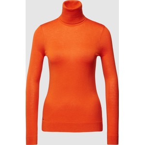 Pomarańczowy sweter Ralph Lauren w stylu casual