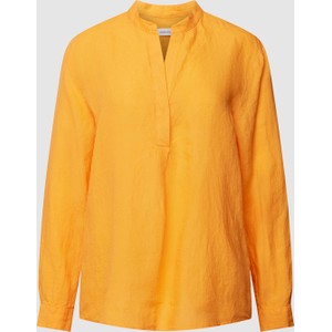 Żółta bluzka Seidensticker w stylu casual z długim rękawem