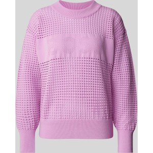 Różowy sweter Hugo Boss w stylu casual