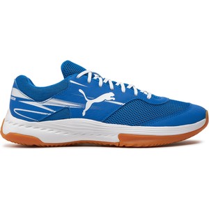 Niebieskie buty sportowe Puma sznurowane w sportowym stylu