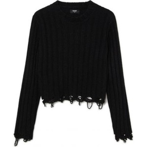 Czarny sweter Cropp