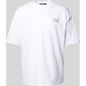 T-shirt Pegador z krótkim rękawem z nadrukiem w stylu casual