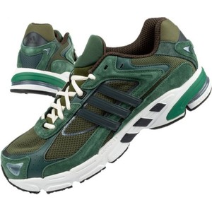 Zielone buty sportowe Adidas w sportowym stylu