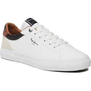 Sneakersy Pepe Jeans - Kenton Court PMS30839 White 800
