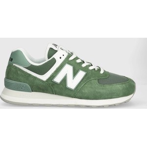 Zielone buty sportowe New Balance w sportowym stylu 574