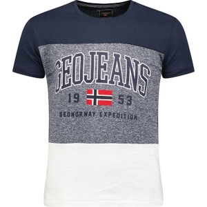 T-shirt Geographical Norway z bawełny