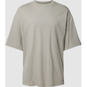 T-shirt Review z krótkim rękawem z bawełny w stylu casual