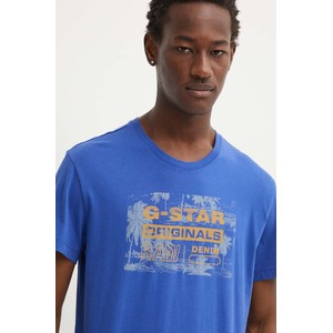 Niebieski t-shirt G-Star Raw