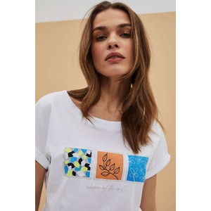 T-shirt Moodo.pl z bawełny w młodzieżowym stylu
