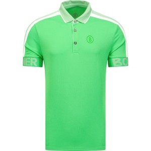 Zielona koszulka polo Bogner w stylu casual z krótkim rękawem