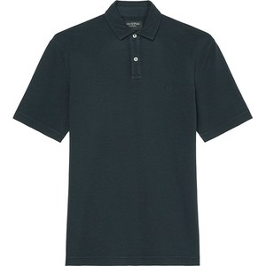 Czarna koszulka polo Marc O'Polo w stylu casual z bawełny