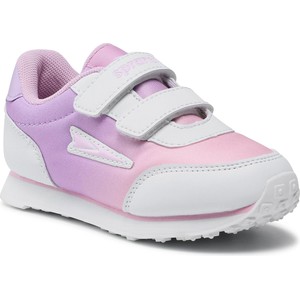 Różowe buty sportowe dziecięce Sprandi dla dziewczynek na rzepy