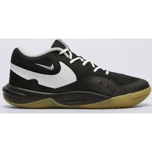 Czarne buty sportowe Nike w sportowym stylu z płaską podeszwą