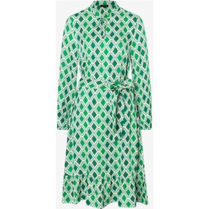 Zielona sukienka More & More w stylu casual