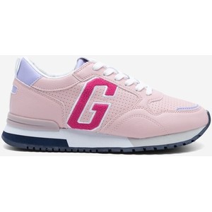 Różowe buty sportowe Gap w sportowym stylu sznurowane z płaską podeszwą