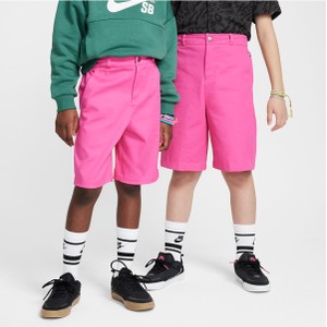 Różowe spodenki dziecięce Nike z tkaniny