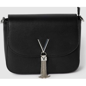 Czarna torebka Valentino Bags średnia w stylu glamour