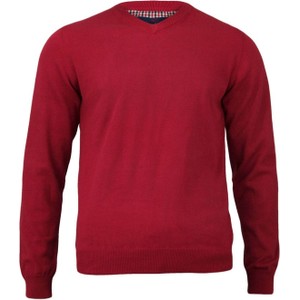 Czerwony sweter Adriano Guinari w stylu casual