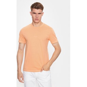 Pomarańczowy t-shirt Guess w stylu casual