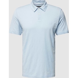 Niebieska koszulka polo Marc O'Polo z krótkim rękawem w stylu casual