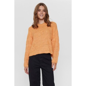 Pomarańczowy sweter Numph