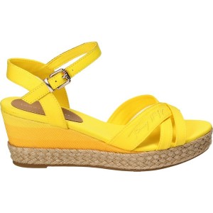 Żółte sandały Tommy Hilfiger