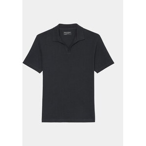Czarna koszulka polo Marc O'Polo z krótkim rękawem w stylu casual