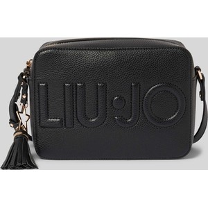 Czarna torebka Liu-Jo w stylu glamour na ramię