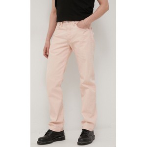 Różowe jeansy Levis w stylu casual