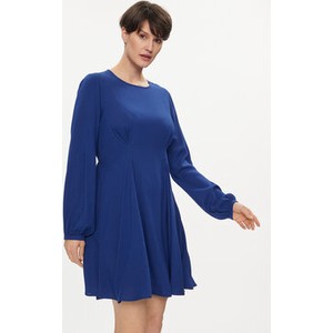 Niebieska sukienka Vero Moda w stylu casual z długim rękawem mini