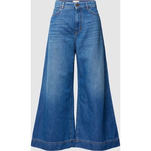 Niebieskie jeansy MaxMara z bawełny w street stylu