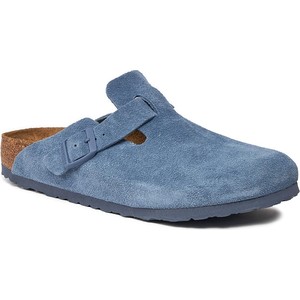 Niebieskie buty letnie męskie Birkenstock w stylu casual