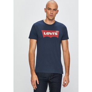 Granatowy t-shirt Levis