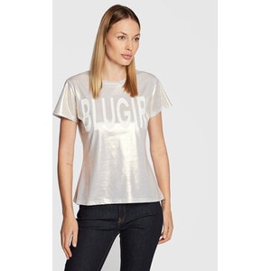 T-shirt Blugirl Blumarine z okrągłym dekoltem z krótkim rękawem