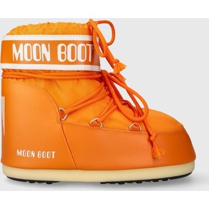 Pomarańczowe śniegowce Moon Boot