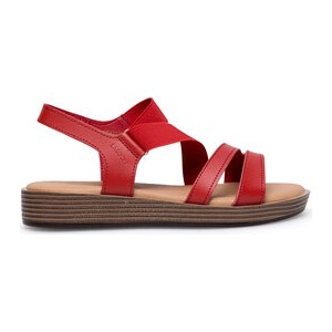 Czerwone sandały Lasocki w stylu casual