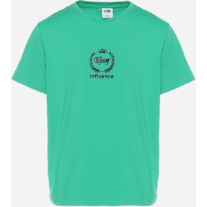 Zielona koszulka dziecięca born2be z krótkim rękawem
