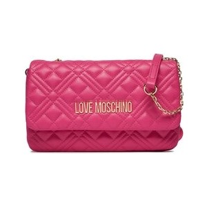 Różowa torebka Love Moschino mała na ramię