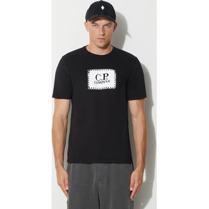 T-shirt C.P. Company z bawełny z nadrukiem