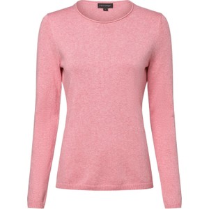 Różowy sweter Franco Callegari w stylu casual