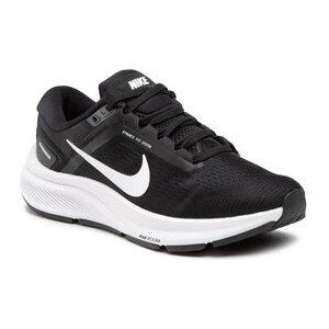 Czarne buty sportowe Nike w sportowym stylu zoom sznurowane