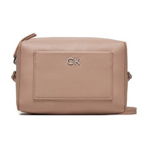 Różowa torebka Calvin Klein matowa w stylu casual