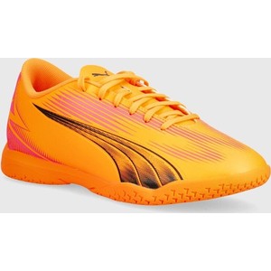 Pomarańczowe buty sportowe Puma sznurowane