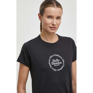 Czarna bluzka Helly Hansen w młodzieżowym stylu