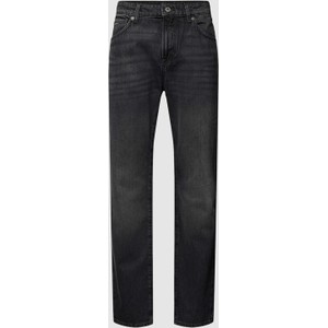 Czarne jeansy Hugo Boss z bawełny w street stylu