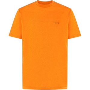 Pomarańczowy t-shirt Oakley z krótkim rękawem