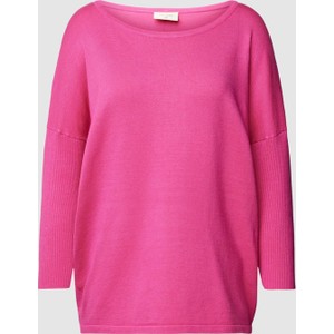 Różowy sweter Free/quent w stylu casual