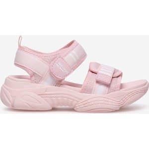 Różowe buty dziecięce letnie Sprandi na rzepy
