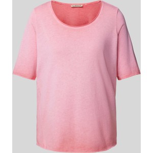 Różowy t-shirt Smith And Soul w stylu casual z bawełny z okrągłym dekoltem