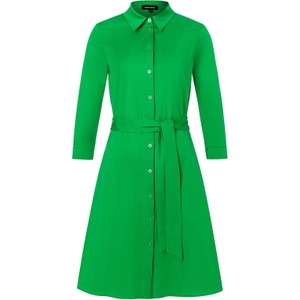 Zielona sukienka More & More koszulowa